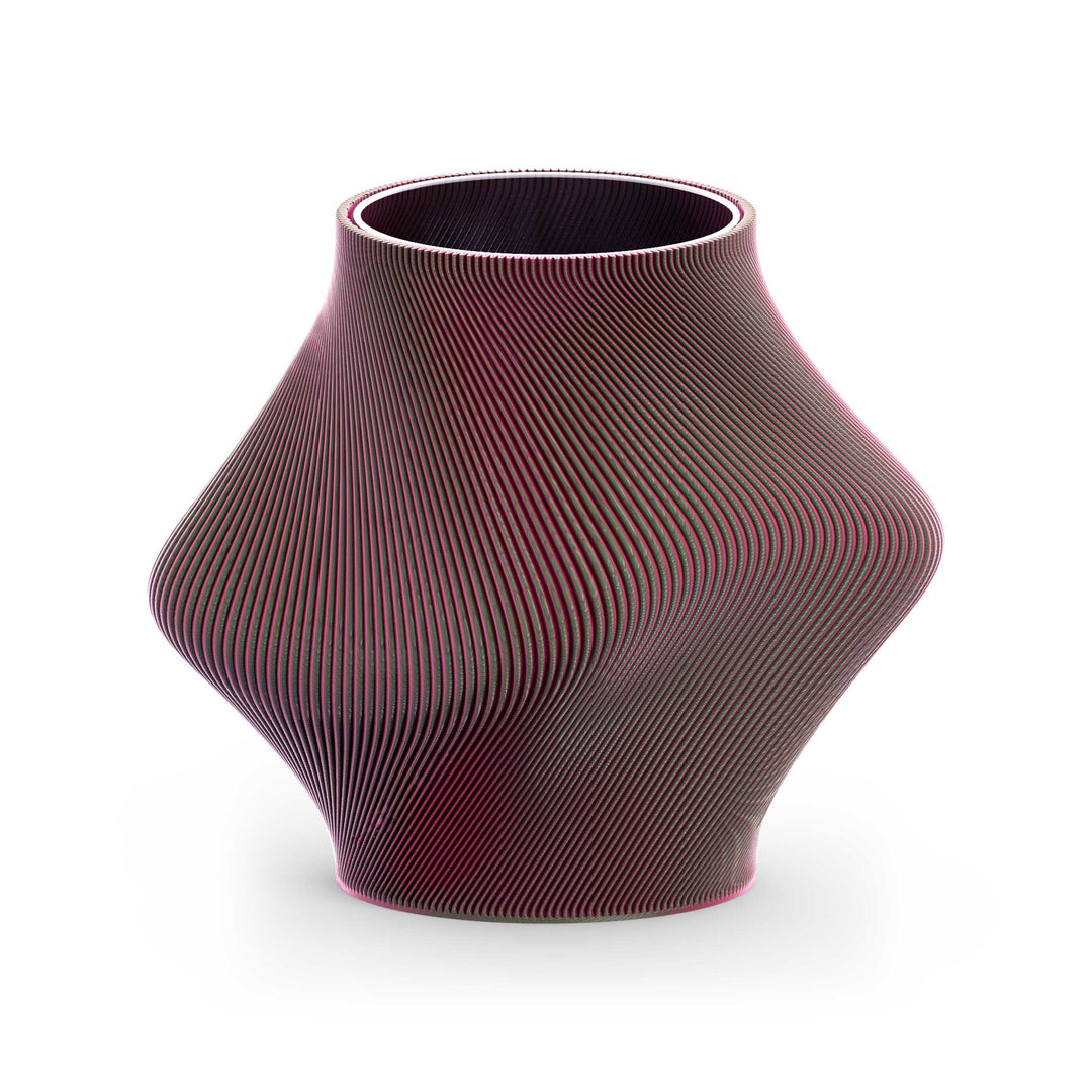 BLOZ VASE Watermelon - 3D printed VASE with inner glass vase - 20 cm high | Sheyn