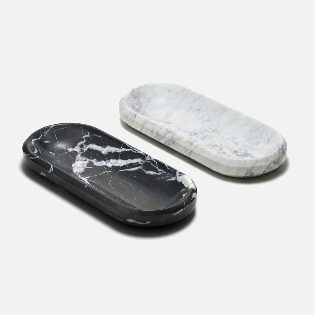 FACET BOWL - Large White Carrara Bowl - 31 cm | Craighill