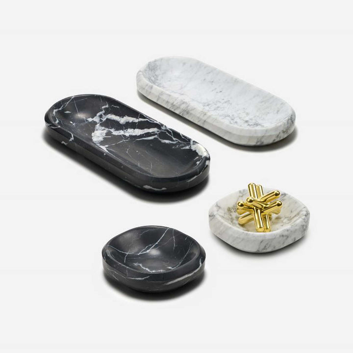 FACET BOWL - Small Black Marquina Bowl - 14 cm | Craighill