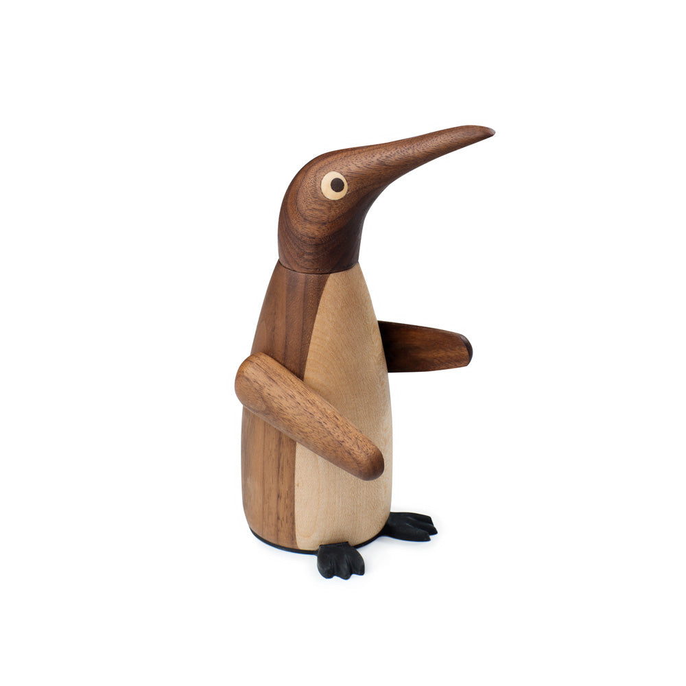 Salt Grinder Salt Penguin – FSC Walnut · 17 cm | Spring Copenhagen · Hostess Gift