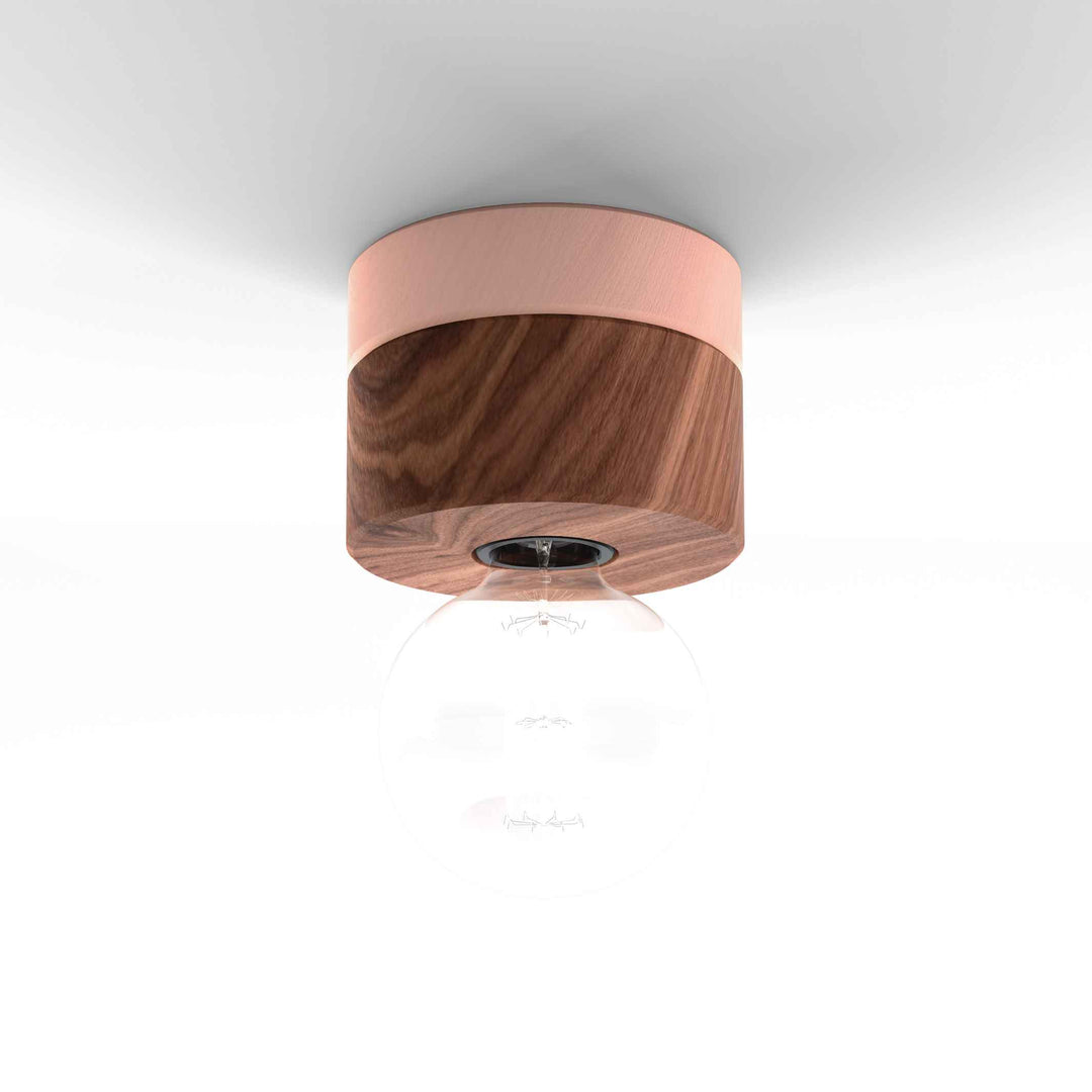 Ceiling lamp ALMUT 0239 - Walnut / pale pink | ALMUT von Wildheim