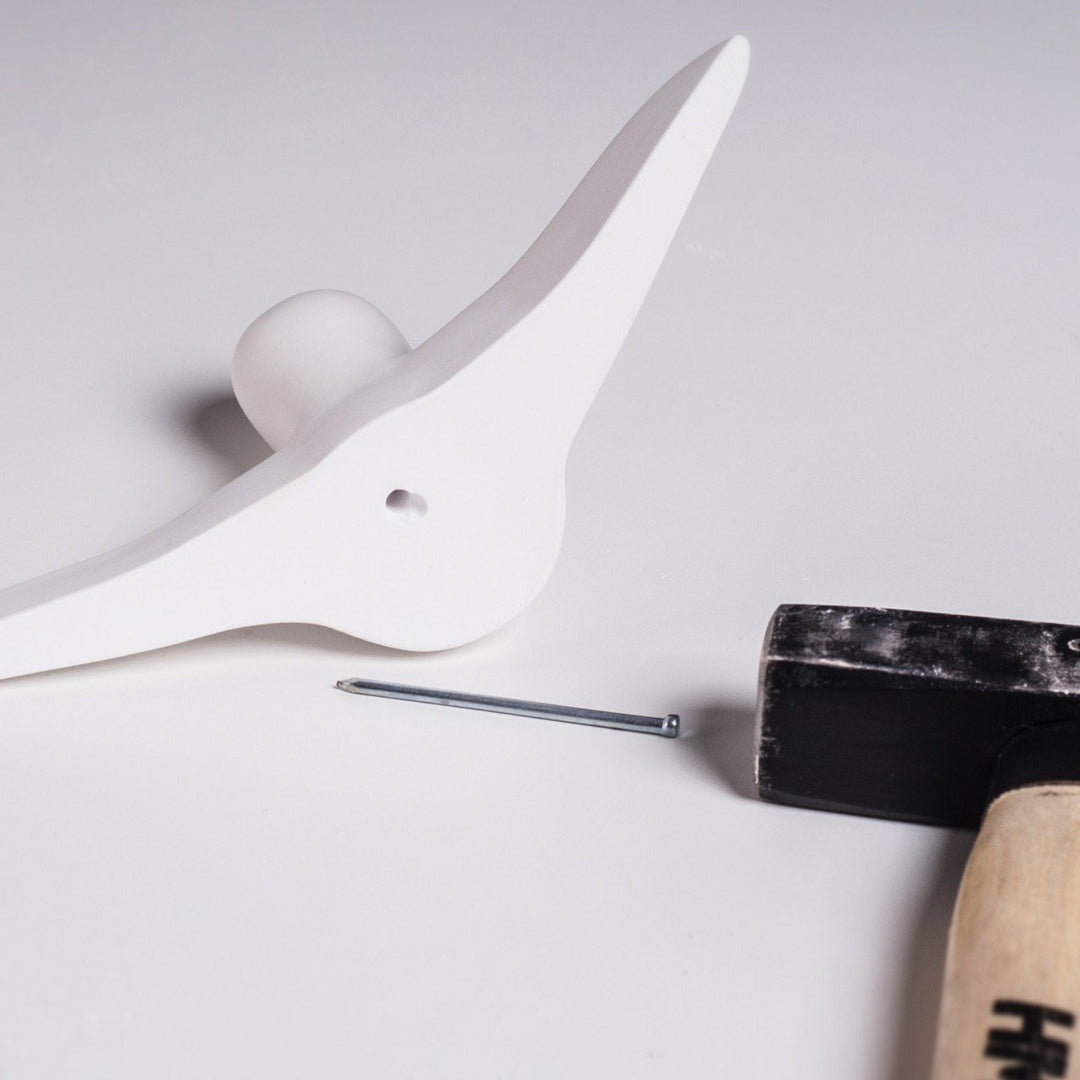 WHITE BIRD SWARM - Decorative Birds - Set of 8 | Formpoet