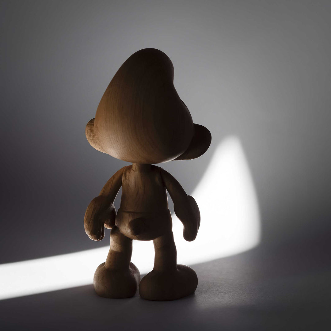 SMURF Small - Wooden Figurine - Oak 13,5 cm high | Jakob Burgsø | boyhood