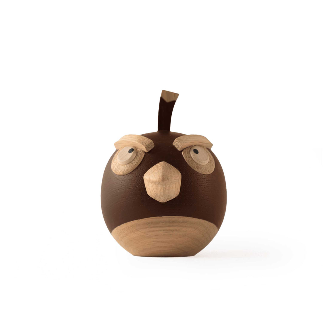 ANGRY BIRDS X BOMB SMALL - Wooden Comic Figurine - Oak 9 cm high | Jakob Burgsø | boyhood