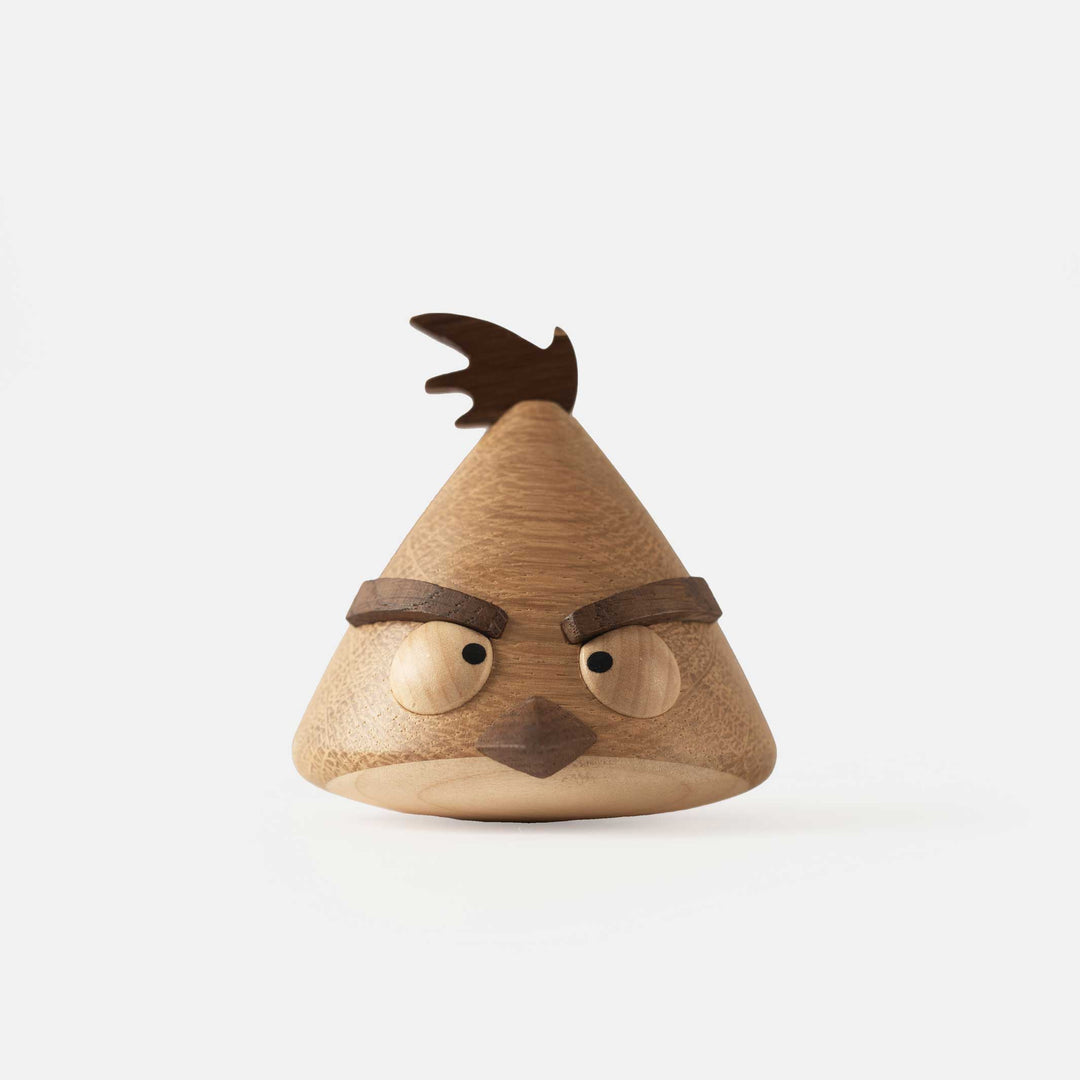 ANGRY BIRDS X CHUCK SMALL - Wooden Comic Figurine - Oak 7,5 cm high | Jakob Burgsø | boyhood
