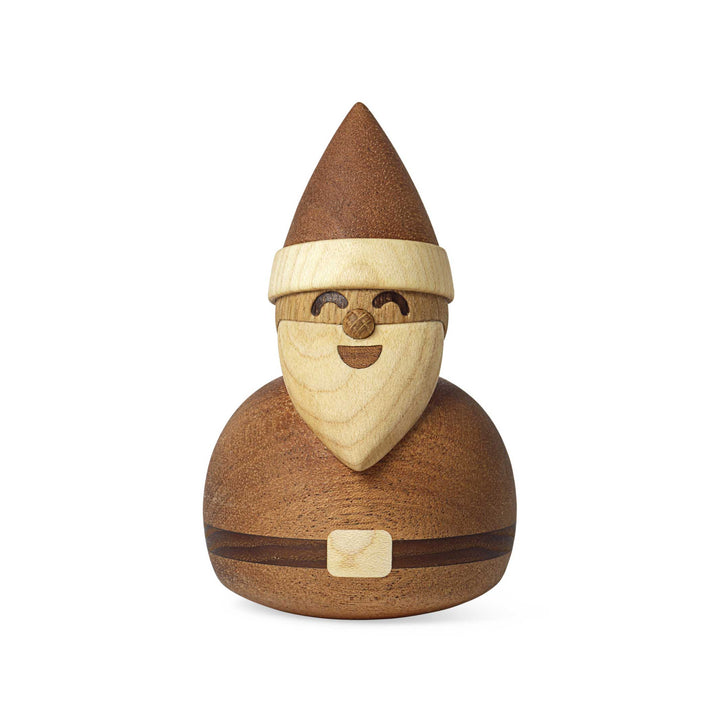 SANTA - Wooden Christmas Tumbler - 10 cm high | Thor Høy | Spring Copenhagen