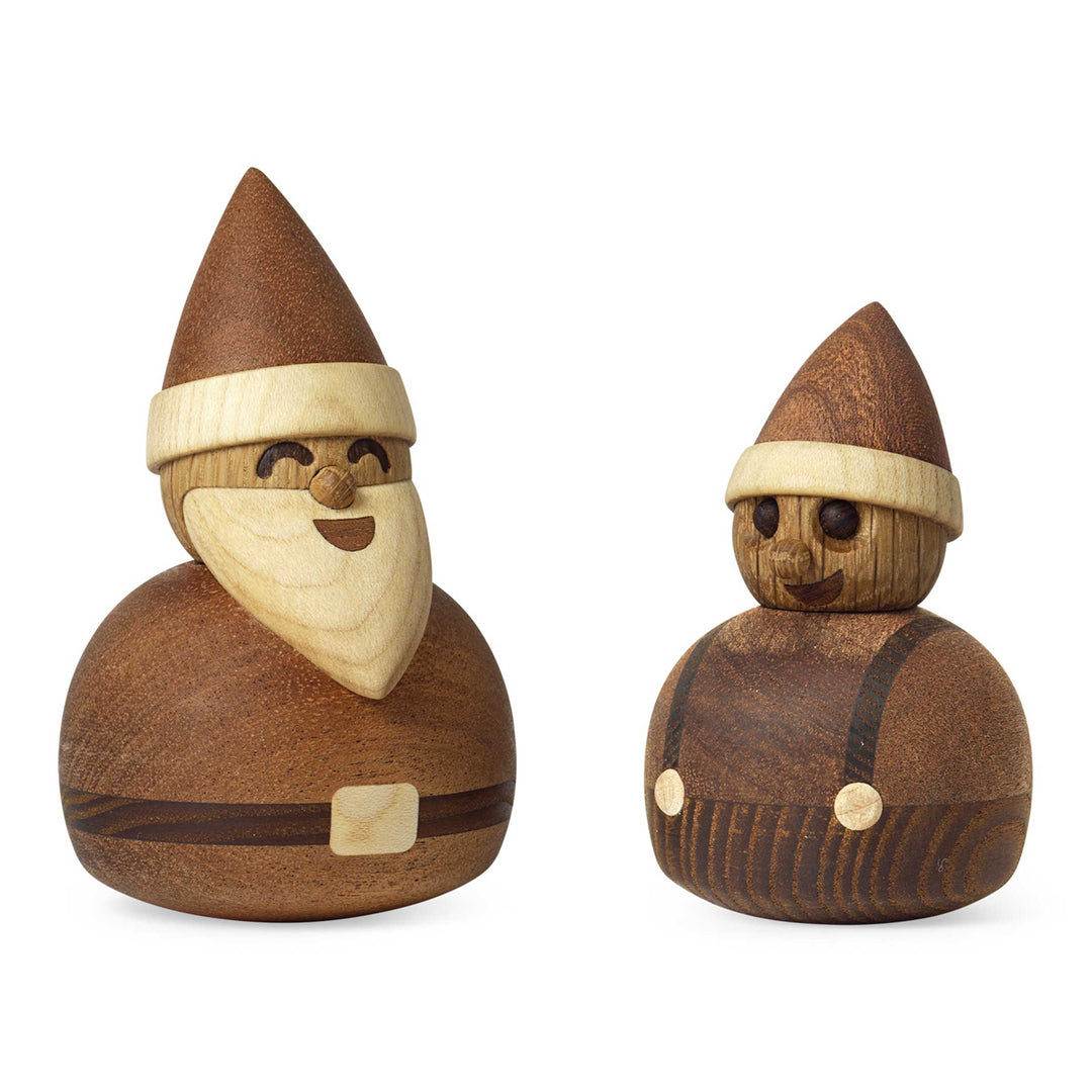 SANTA - Wooden Christmas Tumbler - 10 cm high | Thor Høy | Spring Copenhagen