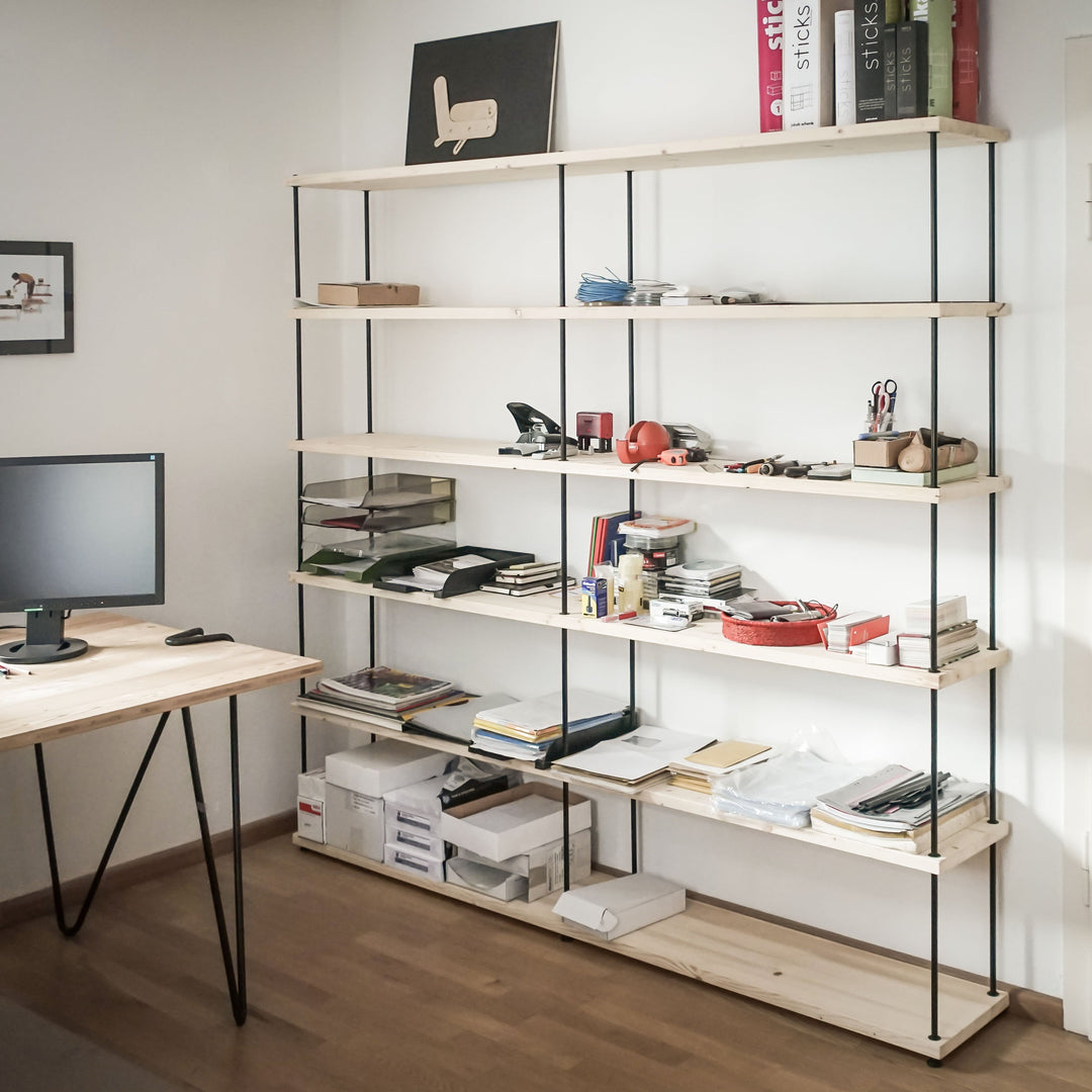 STIKADO PLUS 4 - shelf construction extension kit | Jakob Schenk