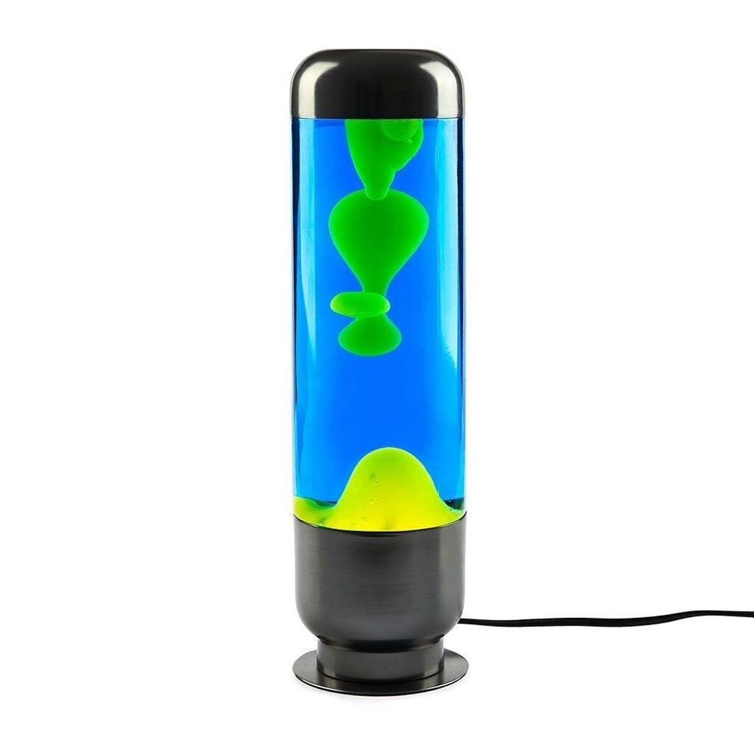 Lavalampe Capsule – Grün-Blau · Aluminium · 35 cm | Balvi