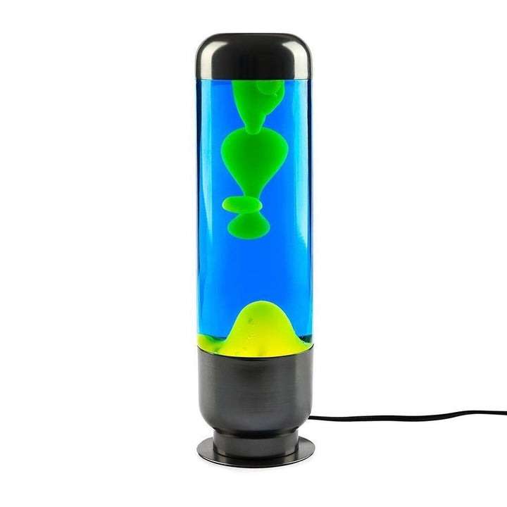 Lavalampe Capsule – Grün-Blau · Aluminium · 35 cm | Balvi