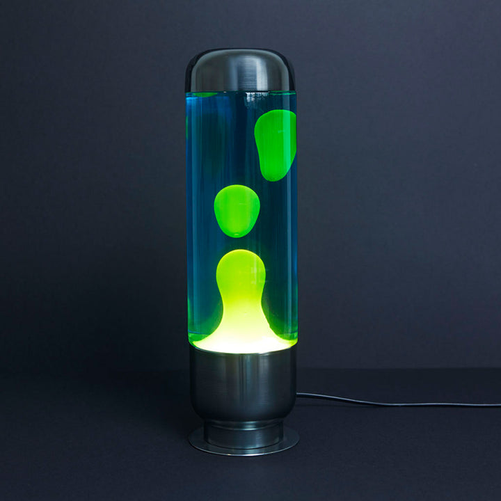 Lavalampe Capsule – Grün-Blau · Aluminium · 35 cm | Balvi