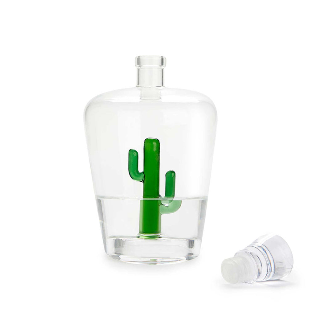 CACTUS - Schnapsflasche & Karaffe mit kleinem, grünem Kaktus - 1 Liter | BALVI