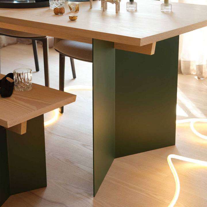 FOLD BENCH OAK - bench - oak | hausen