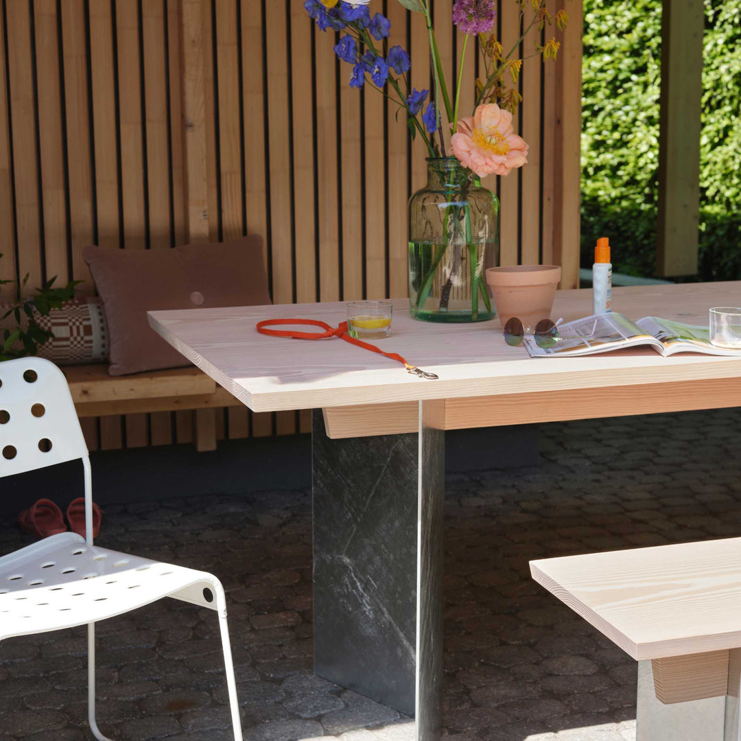 FOLD TABLE DOUGLAS FIR - table - douglas fir wood | hausen