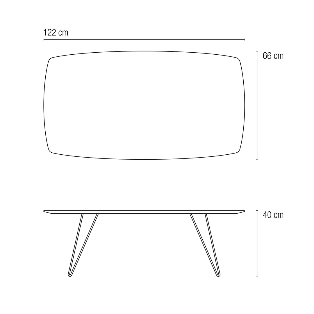 ROOMMATE - coffee and side table - white | son of nils