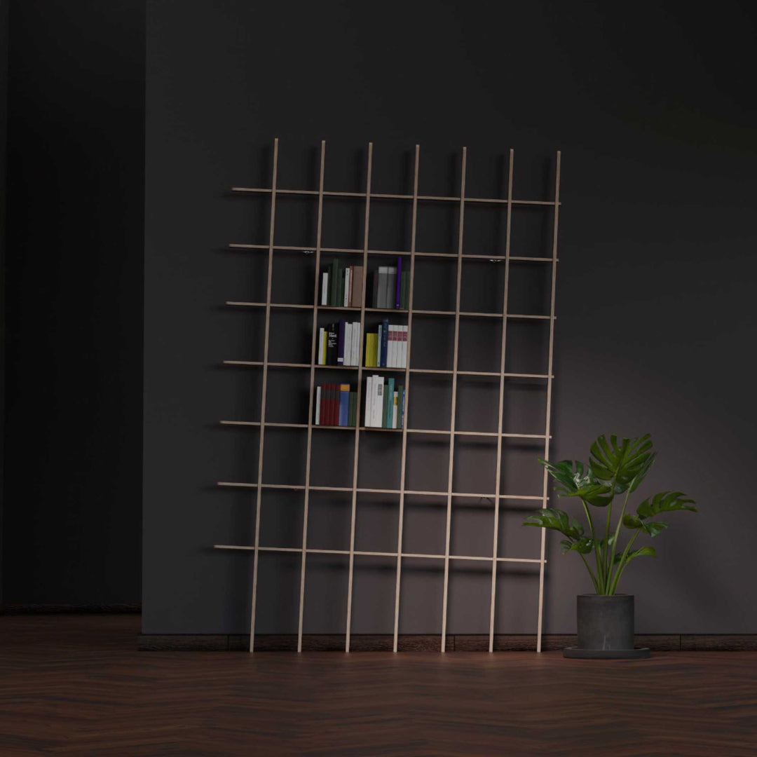 SCHLAGSEITE - Bücherregal mit Neigung | BREUER & BONO