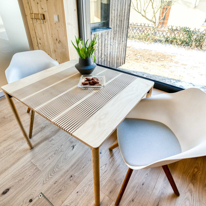 iLAIK BIRKE - extendable table - birch | LAIK