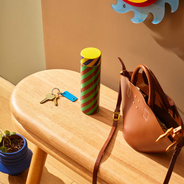 PATTERN THERMAL FLASK STRIPE - 13.5oz - Dusen Dusen | Areaware