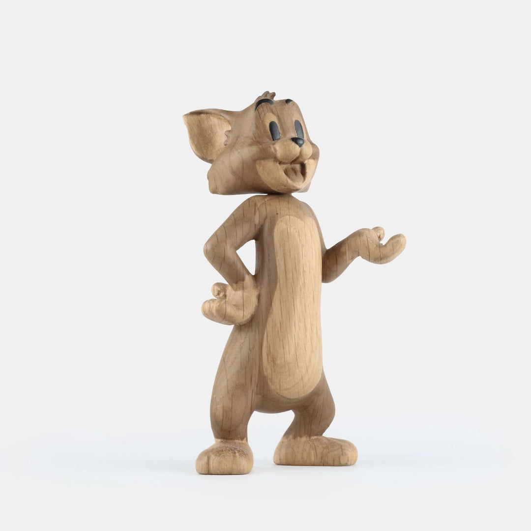 TOM Small - Tom & Jerry wooden figure - oak 15 cm high - Jakob Burgsø | boyhood