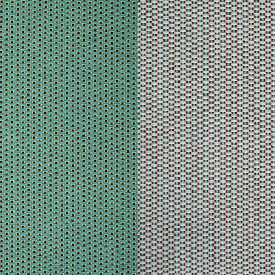 TÜRKIS & KREIDE - Outdoor Kissen - zweifarbig | hum