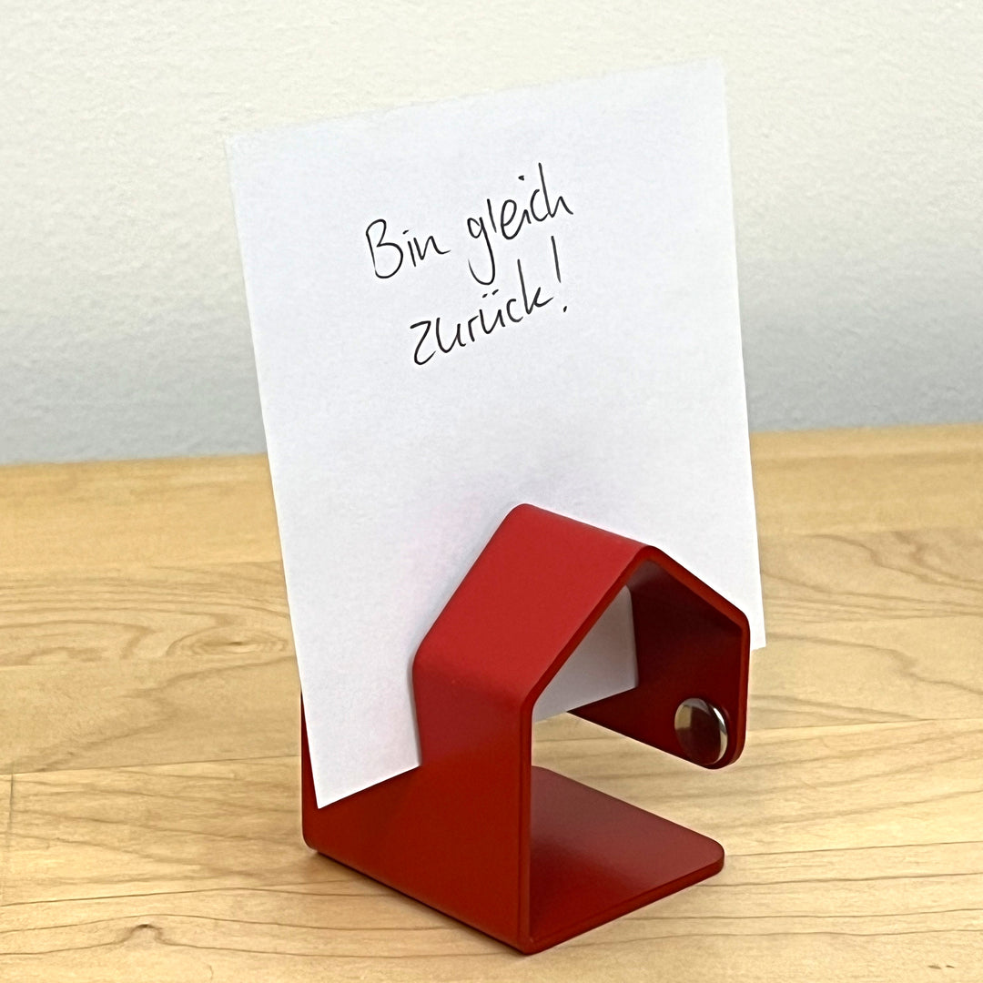 HOME OF MESSAGES - note holder - little house for memos | Oh Sheet!