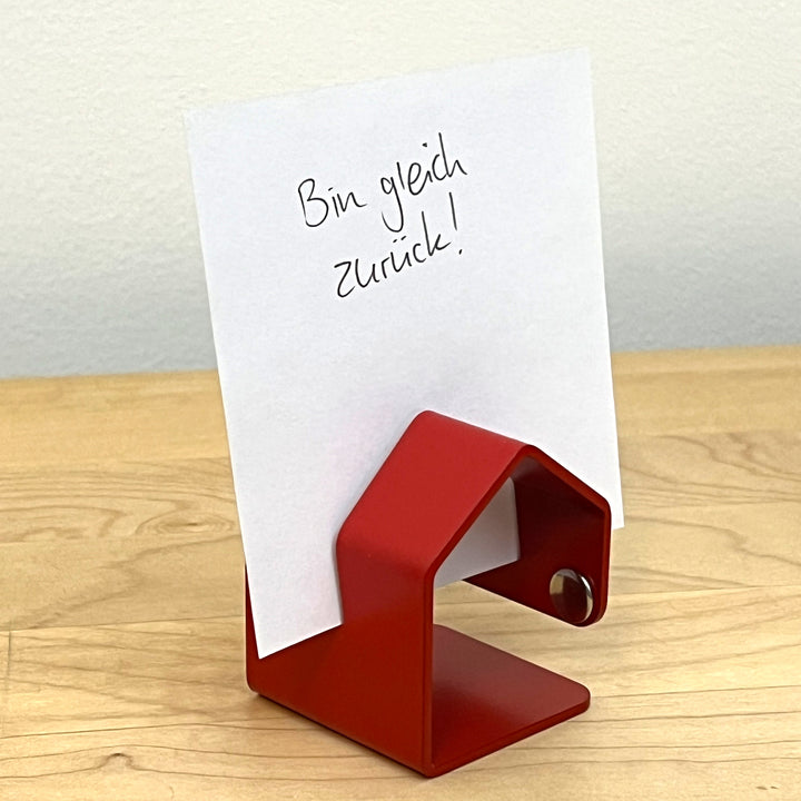 HOME OF MESSAGES - note holder - little house for memos | Oh Sheet!