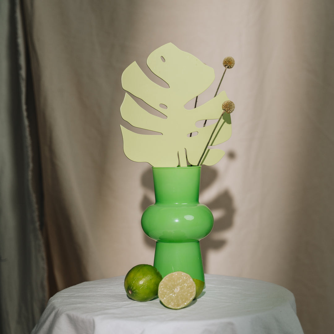 MONSTERA - leaf of wood - artificial flower | milin