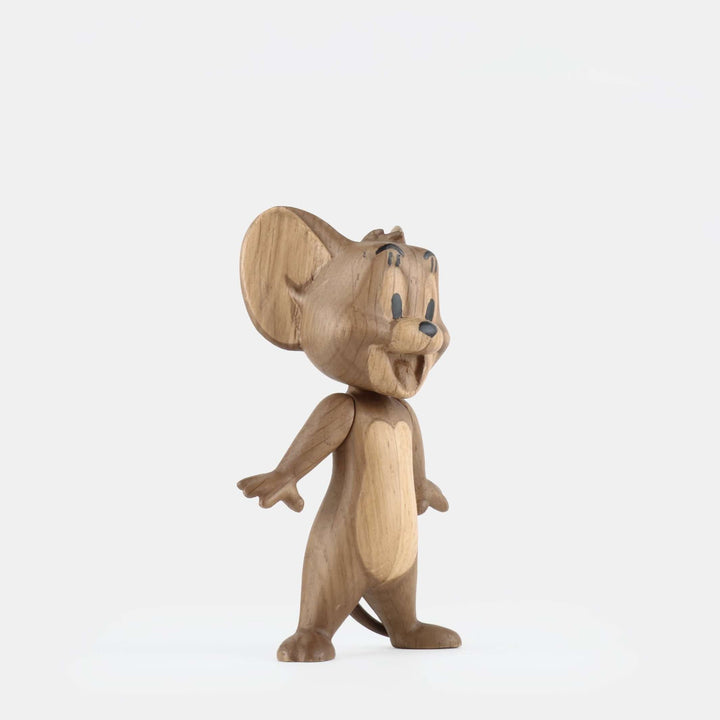JERRY Large - Tom & Jerry wooden figure - oak 20 cm high - Jakob Burgsø | boyhood