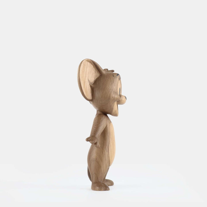JERRY Large - Tom & Jerry wooden figure - oak 20 cm high - Jakob Burgsø | boyhood
