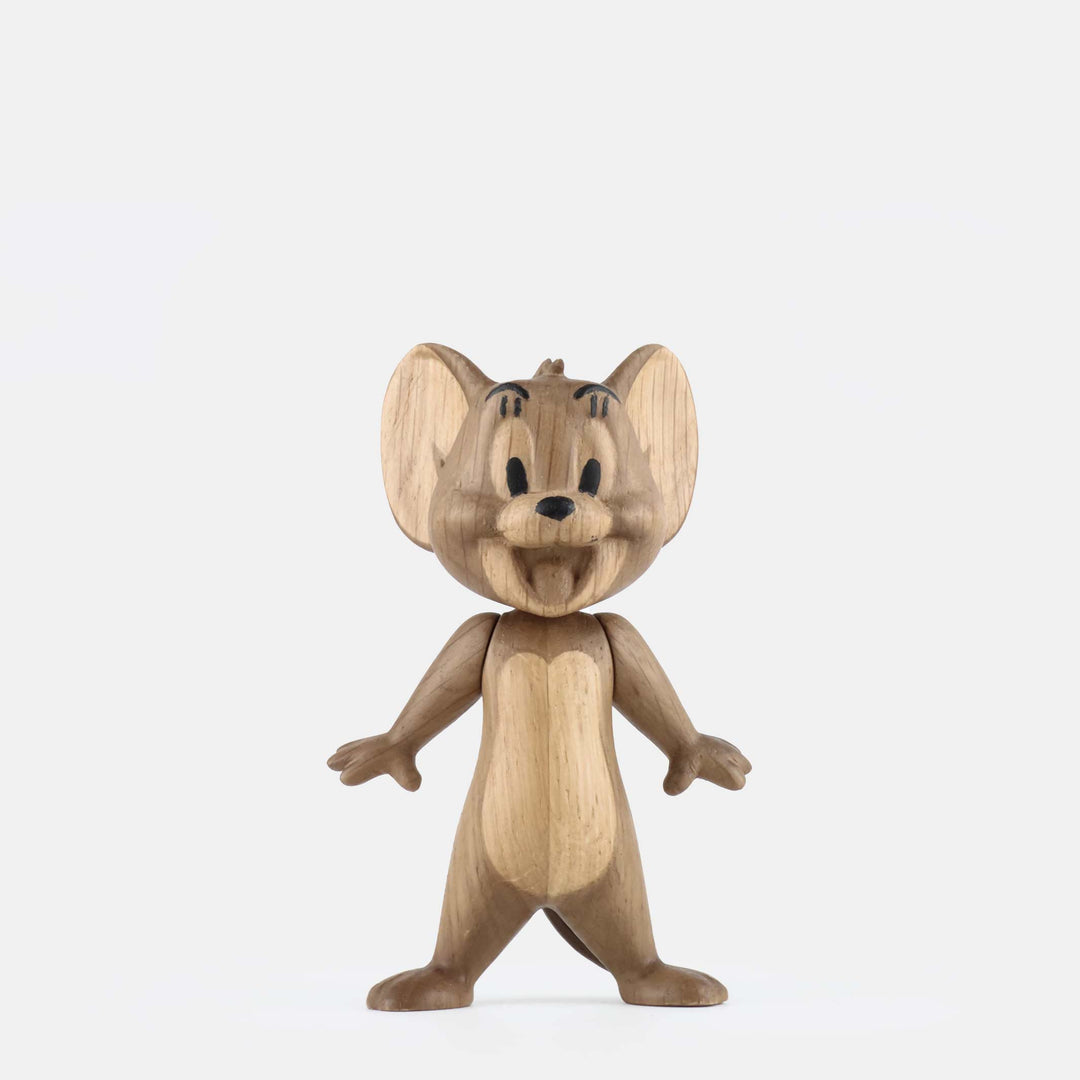 JERRY Large - Tom & Jerry wooden figure - oak 20 cm high - Jakob Burgsø | boyhood