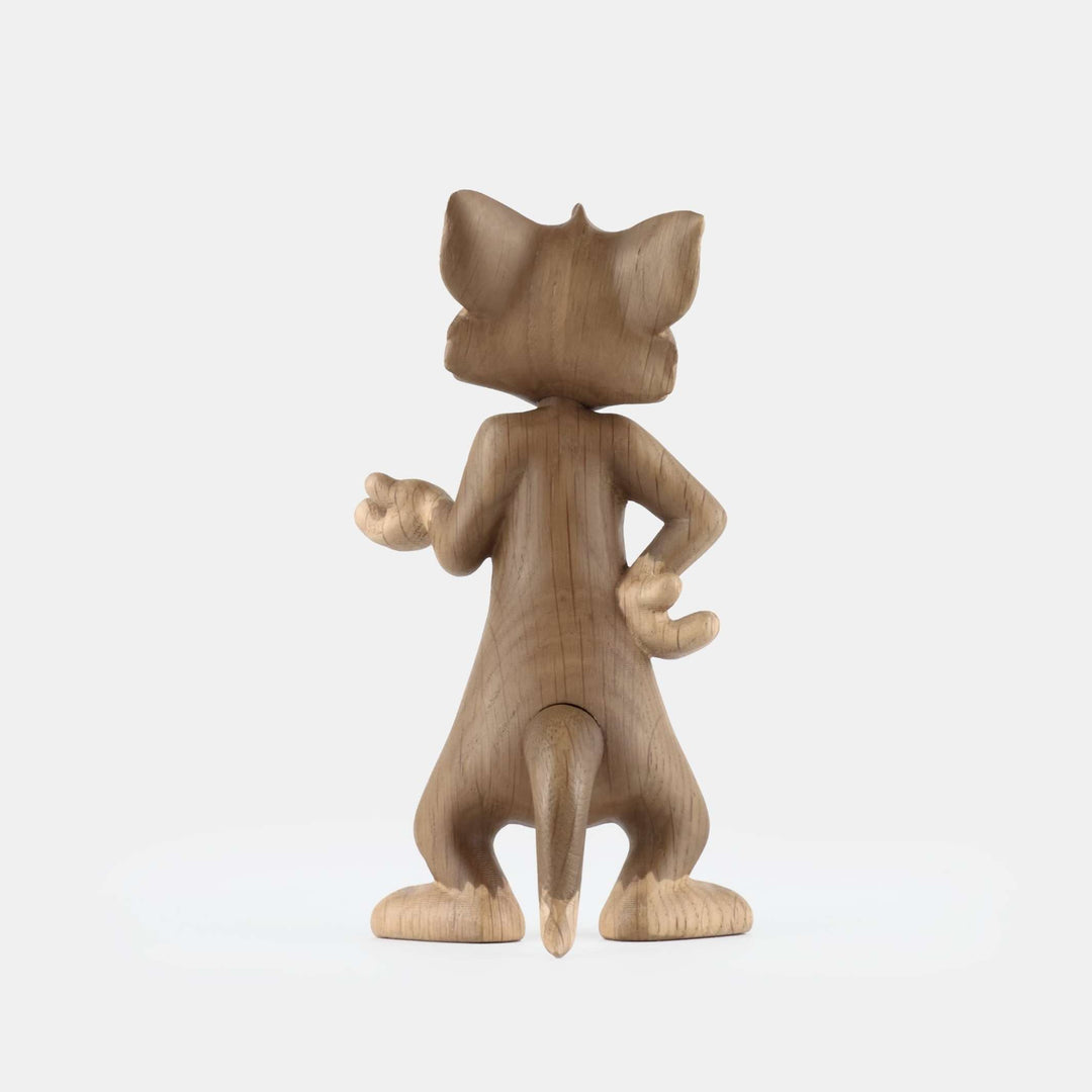 TOM Large - Tom & Jerry wooden figure - oak 24 cm high - Jakob Burgsø | boyhood