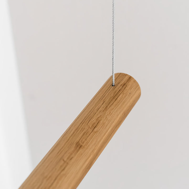 HALBLANG - Floating wardrobe - Solid wood clothes rail | halblang