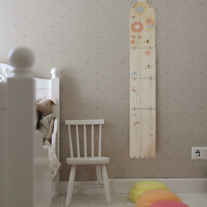 BUTTERFLIES - Children's wooden growth measure | milin