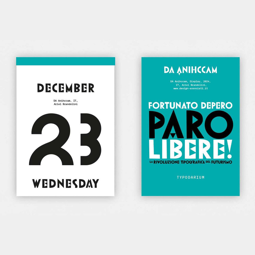 TYPODARIUM - Tear-Off Calendar 2025 | H. Schmidt Verlag