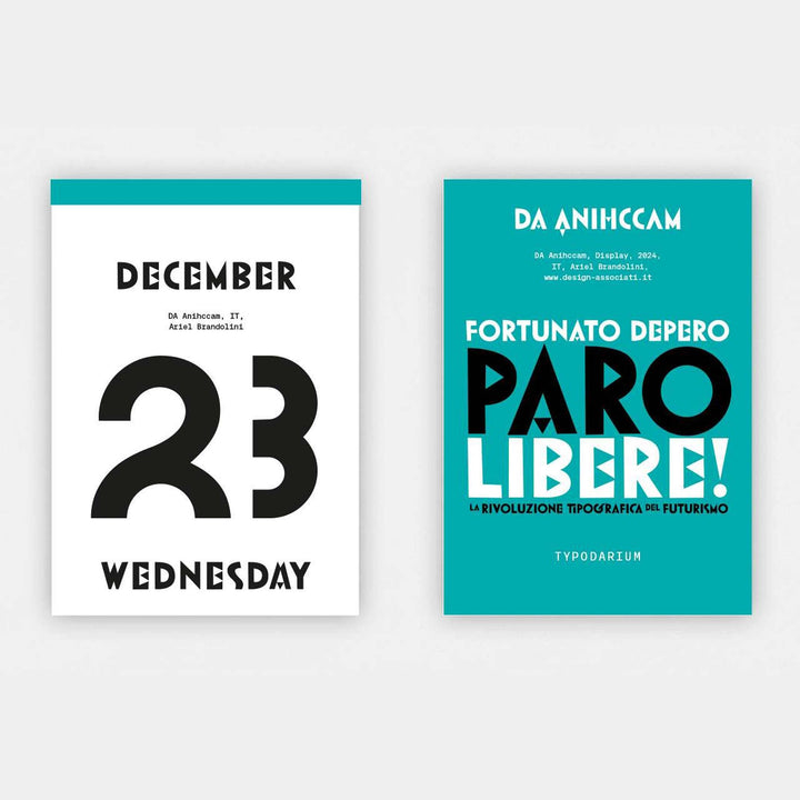 TYPODARIUM - Tear-Off Calendar 2025 | H. Schmidt Verlag