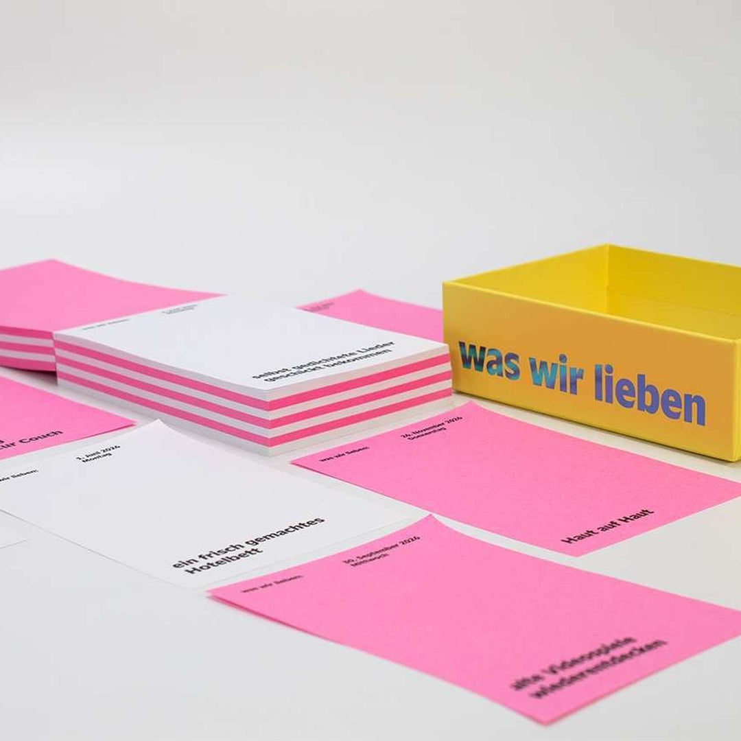 WAS WIR LIEBEN - Notes-Calendar 2026 | German Edition | Daniela Spinelli & Birte Spreuer | Verlag Hermann Schmidt