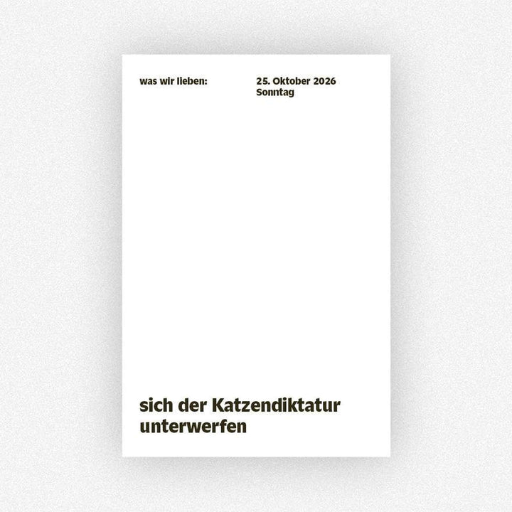 WAS WIR LIEBEN - Notes-Calendar 2026 | German Edition | Daniela Spinelli & Birte Spreuer | Verlag Hermann Schmidt