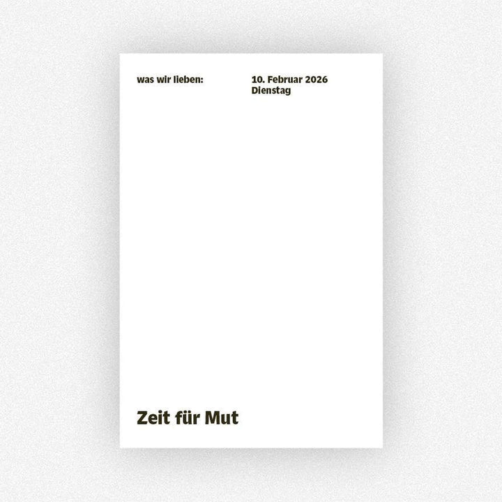 WAS WIR LIEBEN - Notes-Calendar 2026 | German Edition | Daniela Spinelli & Birte Spreuer | Verlag Hermann Schmidt