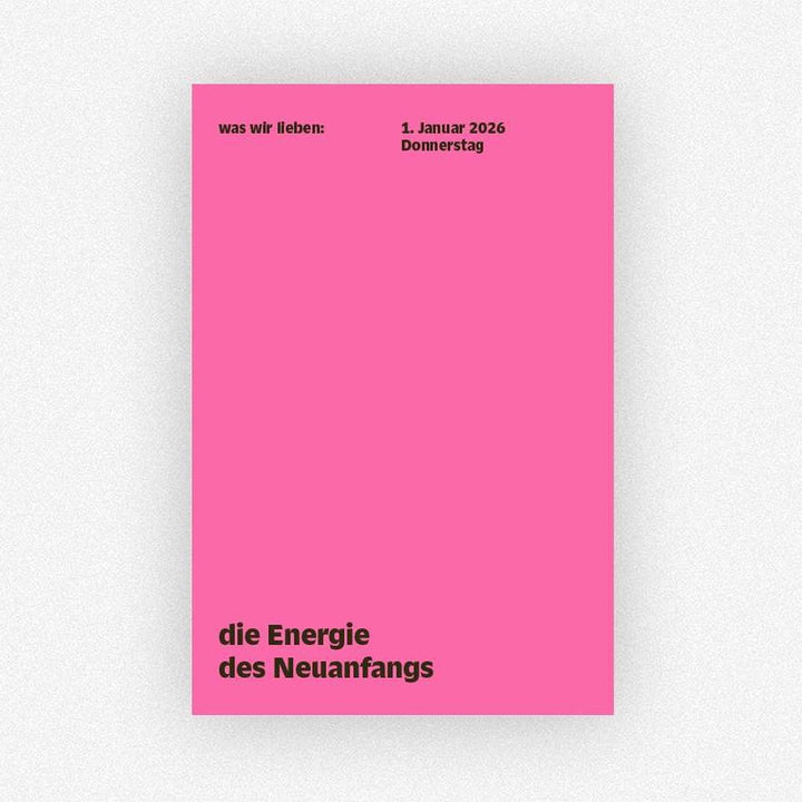 WAS WIR LIEBEN - Notes-Calendar 2026 | German Edition | Daniela Spinelli & Birte Spreuer | Verlag Hermann Schmidt