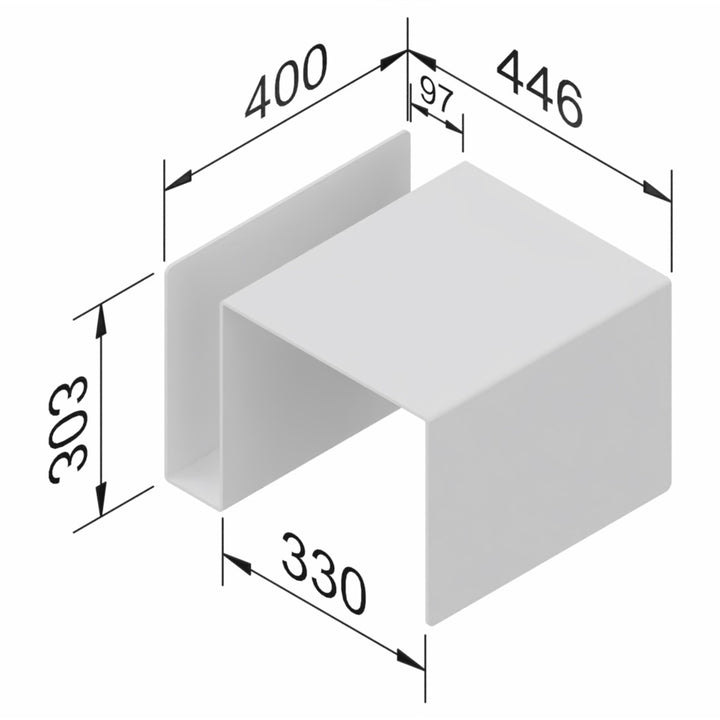 HUK - Side table and storage solution - Multitalented aluminum design | Müller