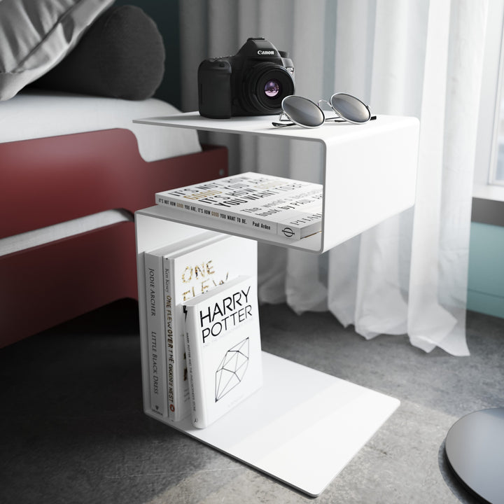 HUK - Side table and storage solution - Multitalented aluminum design | Müller