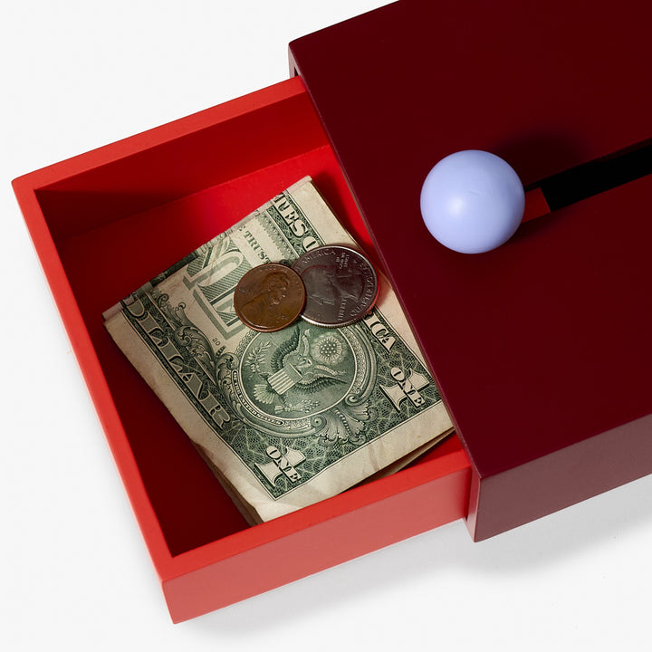 CACHE BOX - Kleine, rote Schmuckschatulle | Kanyon Yeh | Areaware