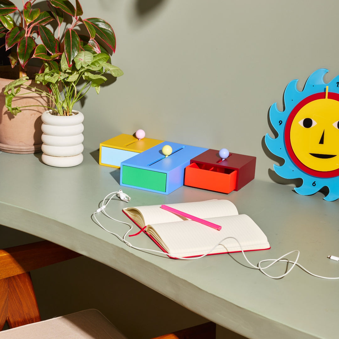 CACHE BOX - Kleine, gelbe Schmuckschatulle | Kanyon Yeh | Areaware