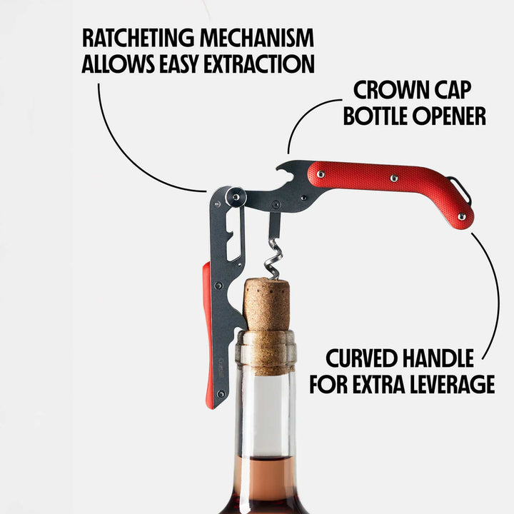 BEST WINE KEY - Black Bottle Opener & Corkscrew | Craighill