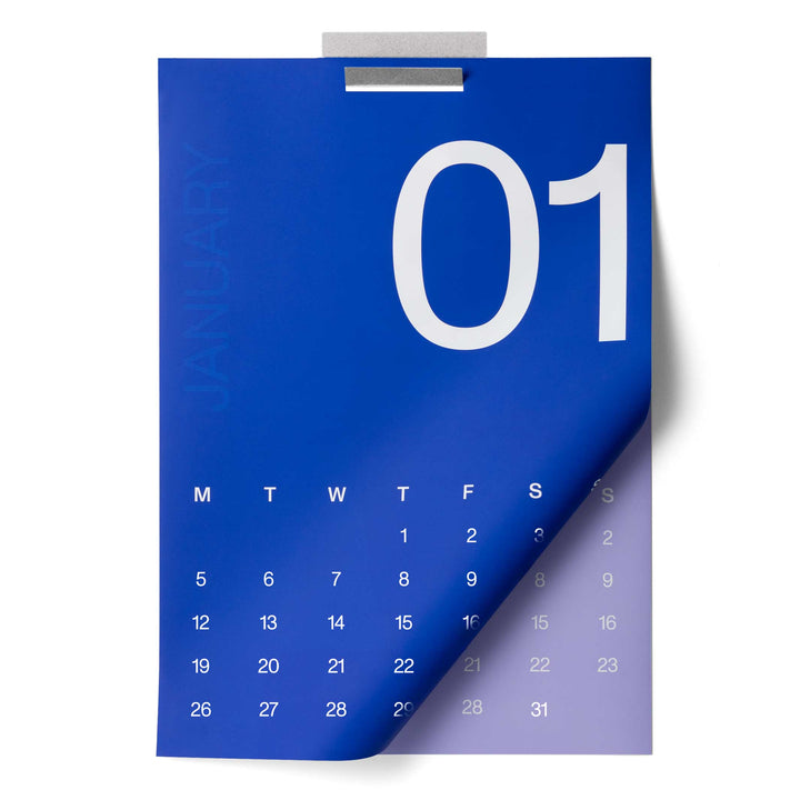 2026 MONTHLY WALL CALENDAR - Mehrfarbiger Monats-Wandkalender - 42x60 cm Format A2 | KarstGoods