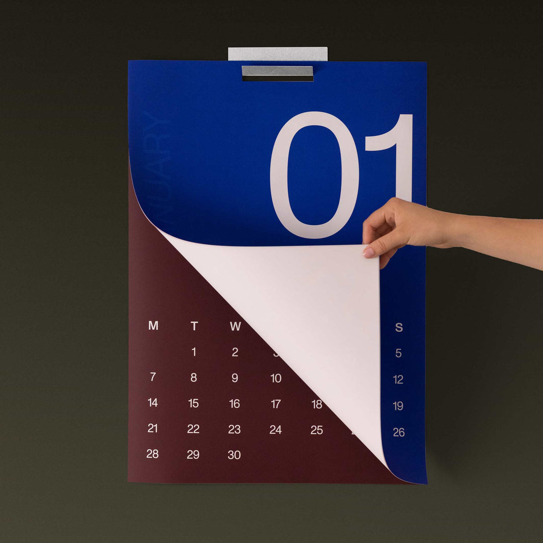 2026 MONTHLY WALL CALENDAR - Mehrfarbiger Monats-Wandkalender - 42x60 cm Format A2 | KarstGoods