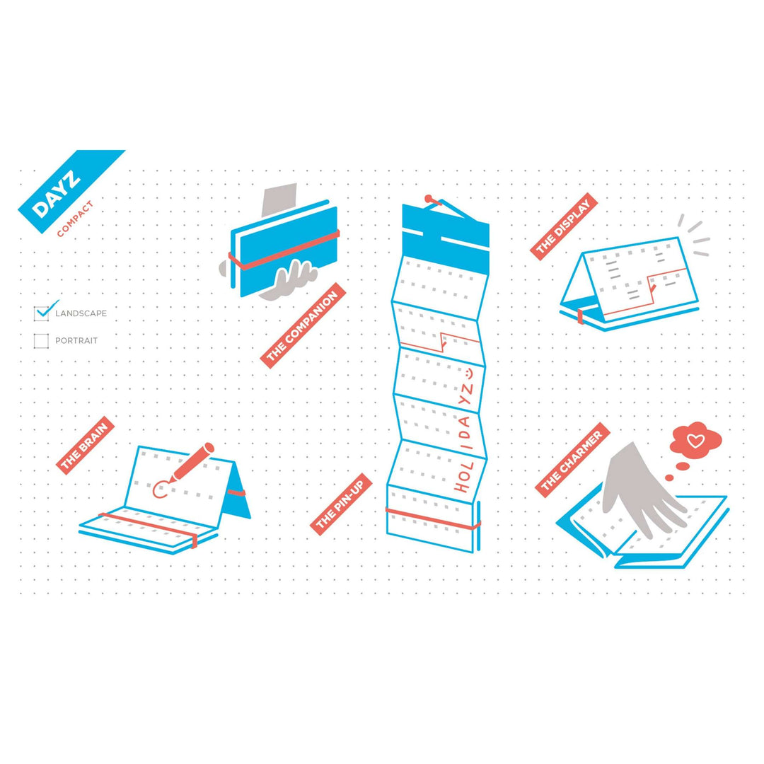 DAYS compact - Weekly planner 26/27 | Less Thingz
