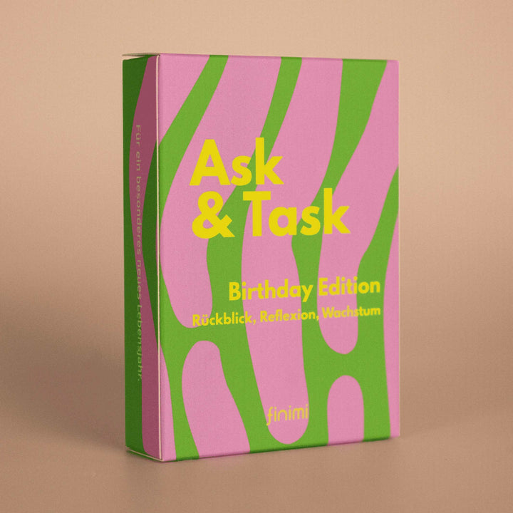 Card Set "Ask & Task" Birthday Edition – 53 Cards | Finimi