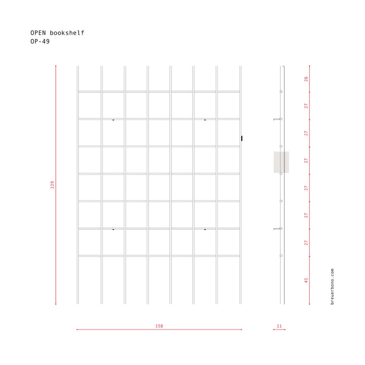 OPEN - Bücherregal | BREUER & BONO