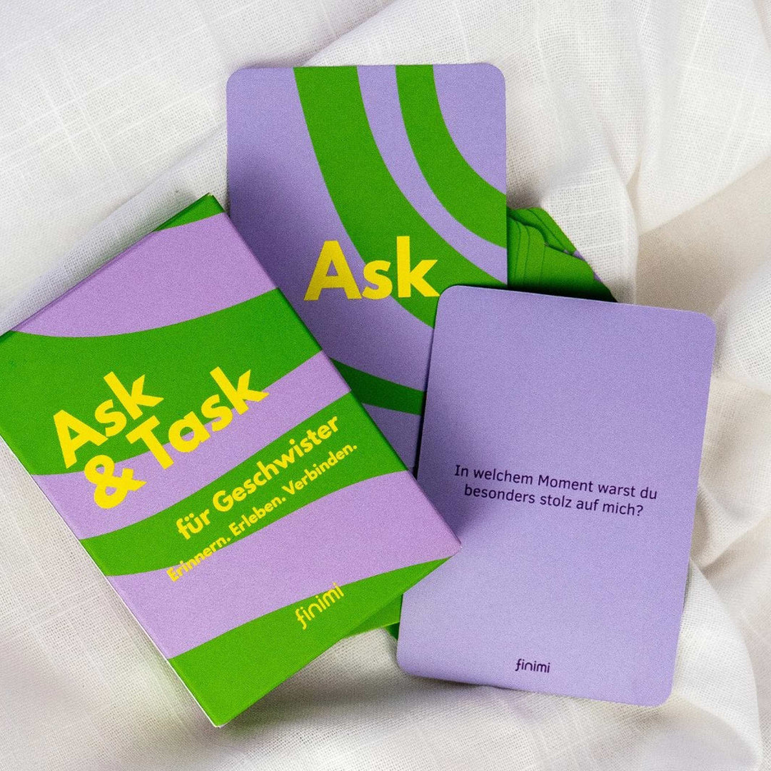 Card Set "Ask & Task" for Siblings – 53 Cards | Finimi